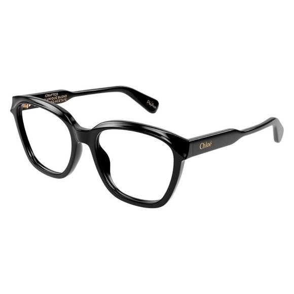 New Authentic  CHLOE Black Square CH0265O 001 Glasses Women - Picture 1 of 4